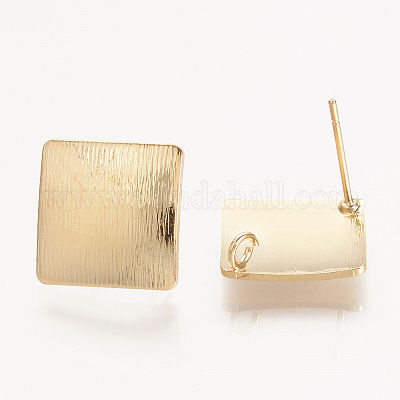 Fornituras de oreja de latón&nbsp;X-KK-S336-14G-1