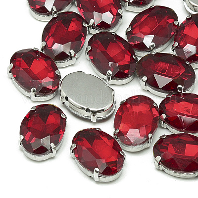 Nähen auf Rhinestone&nbsp;RGLA-T091-10x14mm-07P-1