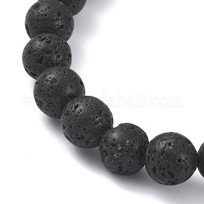 Bracciale Regolabile Con Perline In Pietra Naturale 6mm - Cristallo Femminile, Fatto A Mano