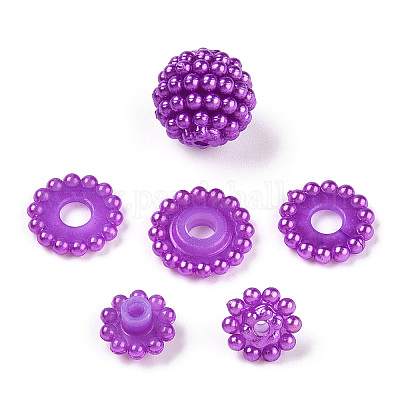 Perline di plastica abs&nbsp;KY-T041-02-12MM-B-1