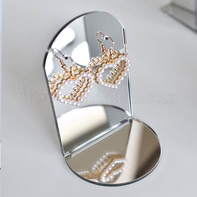 Boucle d'oreille acrylique présentoirs&nbsp;EDIS-WH0016-07-1
