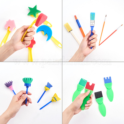 Wholesale Creative Flower Graffiti Sponge Brushes DIY Painting Parkside  Tools For Kids Funny Drawing Art Supplies Perfect Gift From Bd001, $0.97