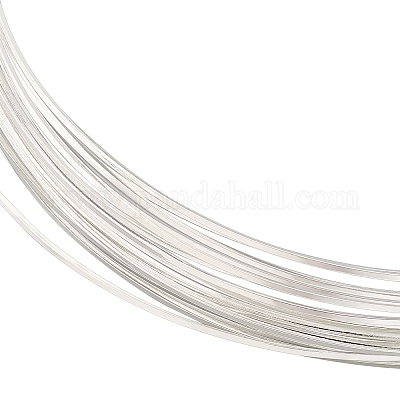 Shop BENECREAT 23 Gauge 16 Feet Silver Square Copper Wire for Jewelry Making  - PandaHall Selected