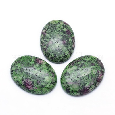 Rubis naturel cabochons zoisite&nbsp;G-P393-I22-1