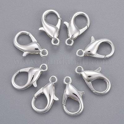 100PCS Swivel Clasps Lobster Clasp Alloy Keychain Lobster Claw