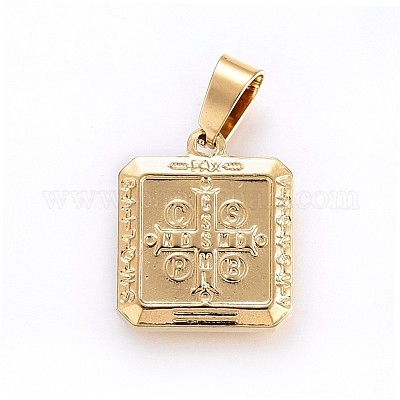Pendentifs en acier inoxydable 304&nbsp;STAS-H458-04G-1