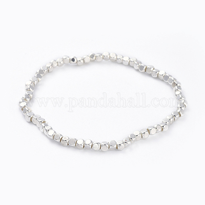 Armbänder aus Messingperlenstretch&nbsp;BJEW-JB04402-1