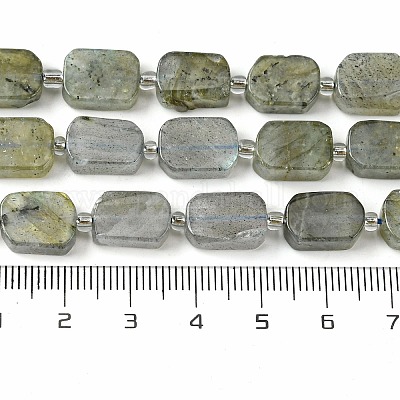 Chapelets de perles en labradorite naturelle &nbsp;G-C098-A05-01-1