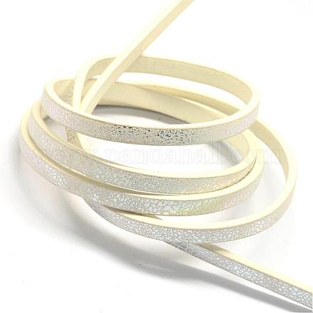 Silver Plated Imitation Leather Cords LC-R010-14J-1
