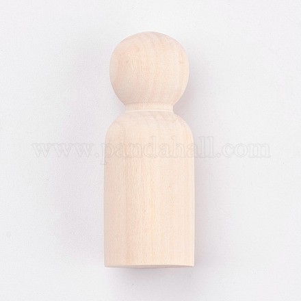 Unvollendete männliche Holzpuppen-Menschenkörper DIY-WH0059-09C-1