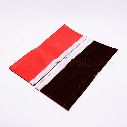 Pleuche with PU Leather Door Handle Protective Casing AJEW-WH0168-57B-03-1