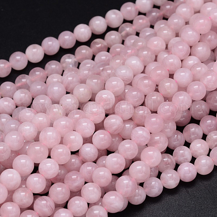 Madagascar naturel rose perles de quartz brins G-F641-01-B-1