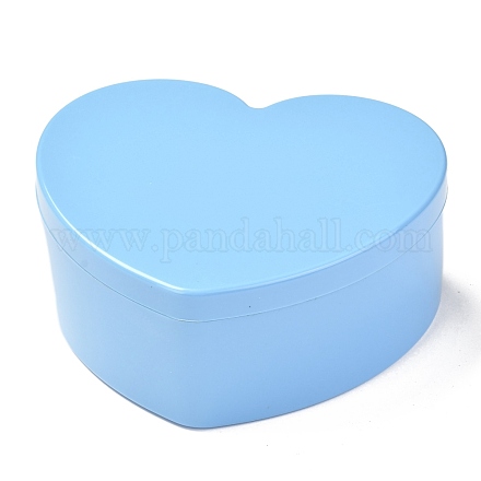 Cajas de joyas de plástico de corazón OBOX-F006-09C-1