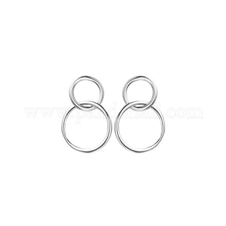 925 Sterling Silber Ohrstecker EJEW-BB47396-A-1