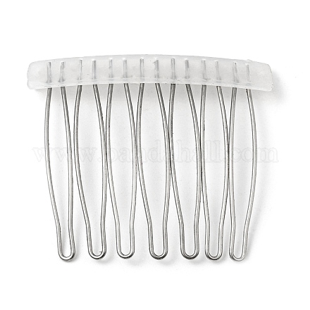 304 Stainless Steel & Plastic Hair Comb Findings MAK-K021-07A-P-1