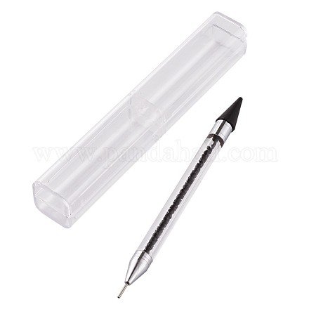 Bolígrafos de pedrería de acrílico para uñas MRMJ-TA0001-08A-1