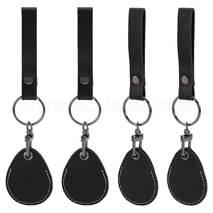 Portachiavi in pelle&nbsp;KEYC-WH0038-75-1