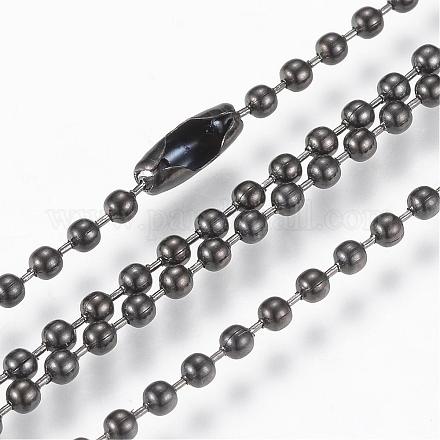 304 collar de cadena de bolas de acero inoxidable MAK-R012-02B-1