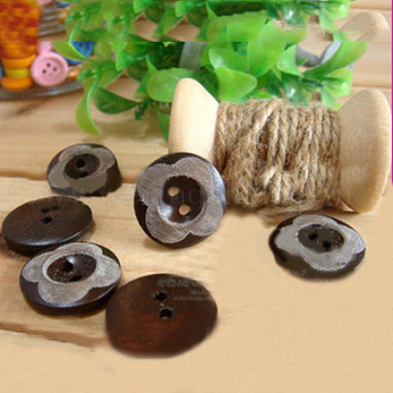 2-Hole Wood Buttons NNA0Z4S-1