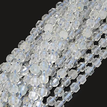 Brins de perles de topaze blanche naturelle G-O201B-30-1