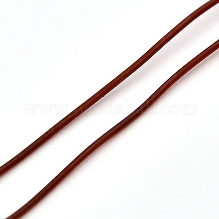 韓国製弾性水晶の線  ストレッチブレスレットストリング  ラウンドビーズコード  シエナ  0.6mm  約87.48ヤード（80m）/ロール EW-L003-0.6mm-07-1