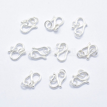 925 Sterling Silver S Shape Clasps STER-I013-36S-1