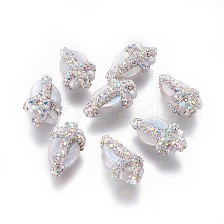 Natural Cultured Freshwater Pearl Beads PEAR-F015-31-1