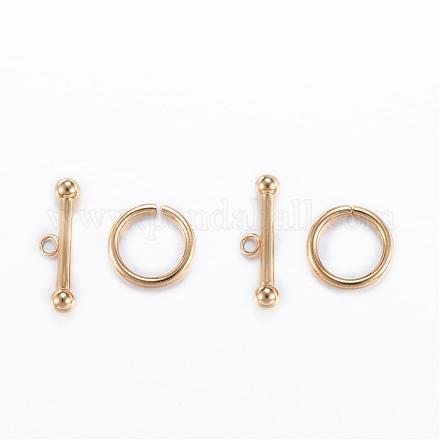 304 Stainless Steel Toggle Clasps STAS-F030-15-1