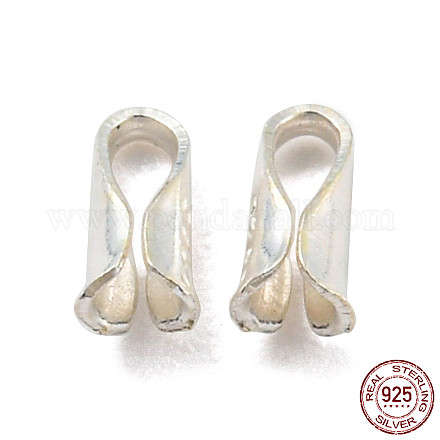 925 Sterling Silver Cord End STER-Q191-06A-S-1