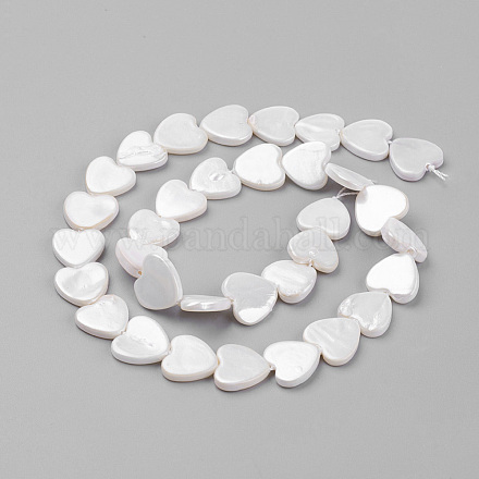 Chapelets de perles de coquille BSHE-K010-12A-1