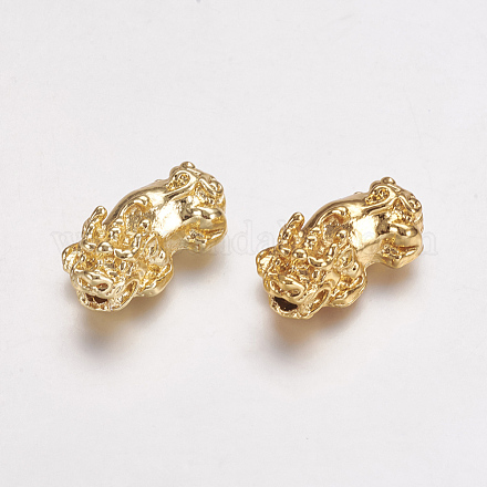 Feng shui vraies perles en alliage plaqué 24k or véritable PALLOY-L205-04G-1