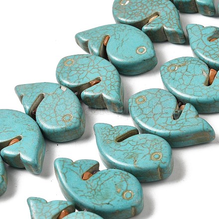 Synthetic Turquoise Beads Strands G-P507-22A-1