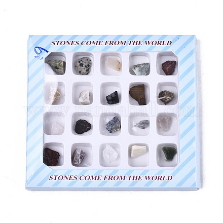 Granos mezclados natural de la piedra preciosa G-N0327-005-1