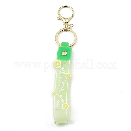 Porte-clés en corde pvc fleur KEYC-B015-01LG-06-1