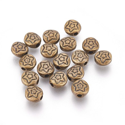 Tibetan Silberlegierung beads X-MLF10699Y-NF-1