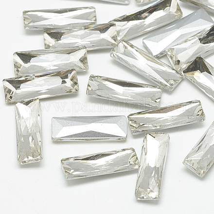 Cabujones de cristal con rhinestone RGLA-T084-3x7mm-01-1