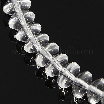 Chapelets de perles en cristal de quartz synthétique G-F089-A-01-1
