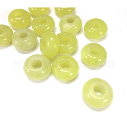Zitrone Jade europäischen Perlen GGDA005-033-1