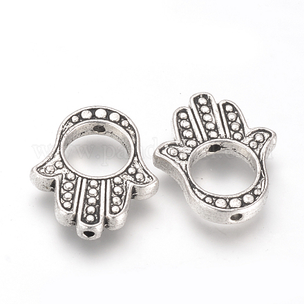Cadres de perles en alliage de style tibétain X-TIBE-Q070-120AS-RS-1