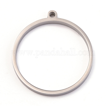 304 ciondoli per lucidatura lunetta aperta in acciaio inossidabile STAS-K208-15P-1