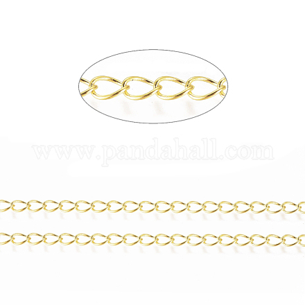 Catene di ottone ritorti CHC-Q001-5x4mm-G-1
