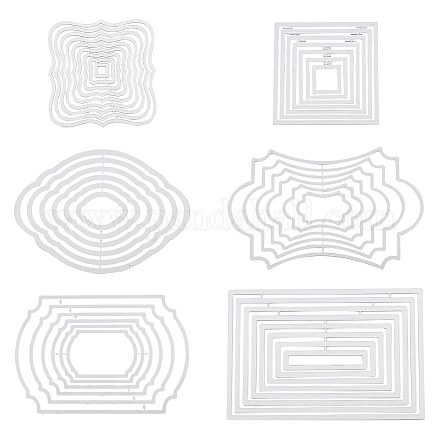 Stampi per intaglio del telaio in metallo DIY-FG0001-59-1