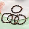 Natural Tiger Eye Bead Stretch Bracelets, Tumbled Stone, Nuggets, Inner Diameter: 2~2-1/4 inch(5.2~5.6cm)