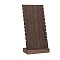 Natural Black Walnut Wood Necklace Display Stand, Long Chain Display Stand, Rectangle, Coffee, 7.5x15x30cm