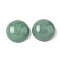 Natural Green Aventurin Cabochons, Half Round, 25~26x6.5~10.5mm
