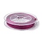 Polyester Metallic Thread, with Fish Thread Inner, Round, Medium Violet Red, 1mm