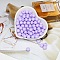 Opaque Acrylic Beads, Round, Lilac, 10mm, Hole: 2mm, 50pcs/set