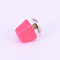 Alloy Cabinet & Drawer Knobs, Jewelry Box Knobs, Deep Pink, 9.5x6.5mm