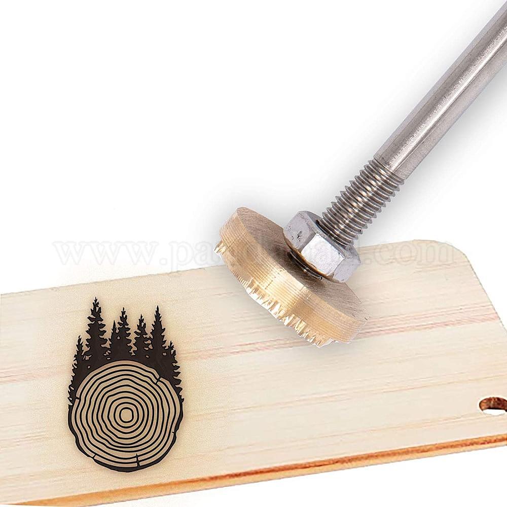 Custom Logo Wood Branding Iron With Handle & Wooden Box - Leather & BBQ Heat Stamp For Woodworking, Personalized Design - View #10