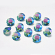 Faceted Glass Rhinestone Charms RGLA-F051-12mm-202PS-1